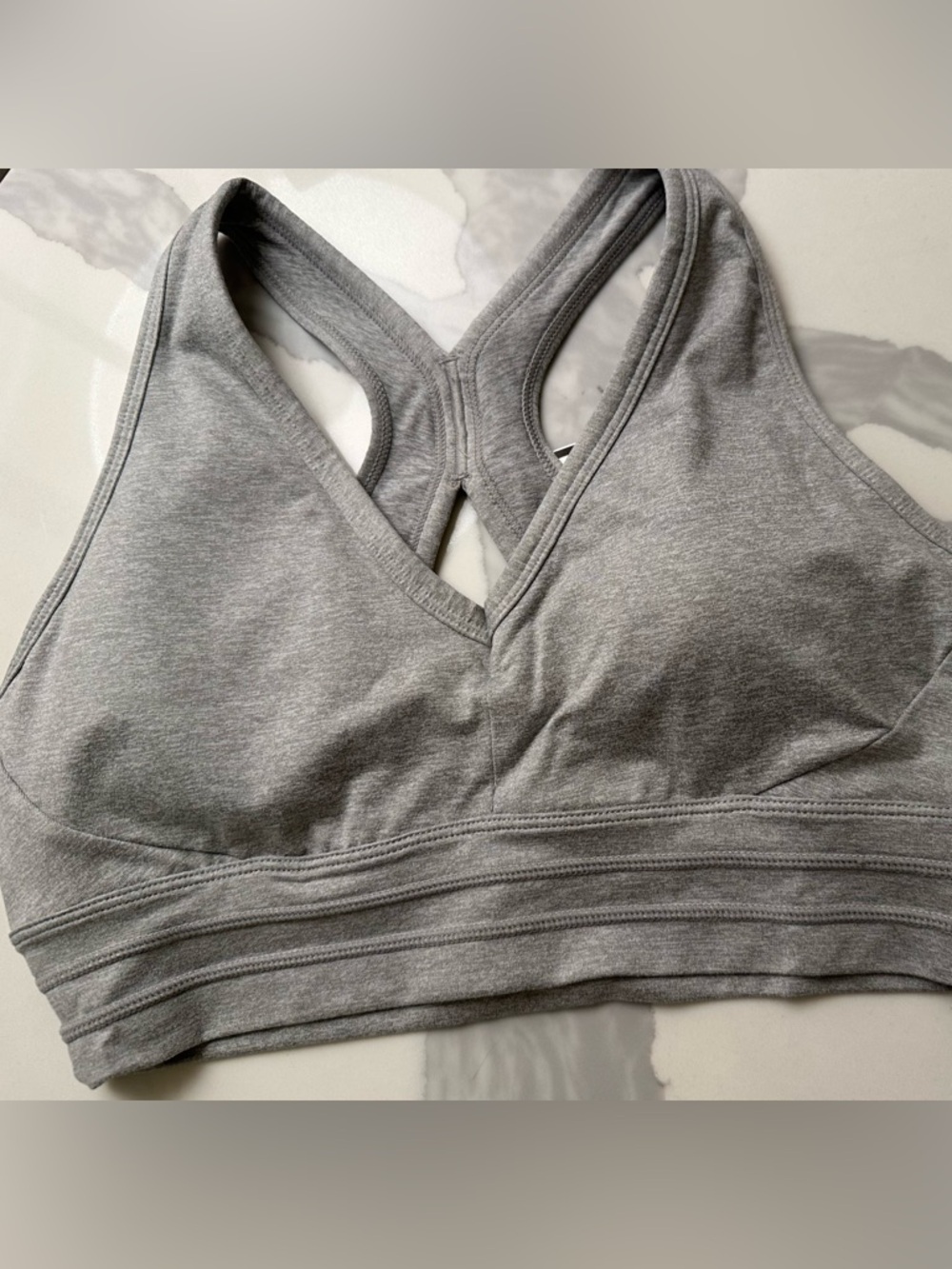 Sweaty Betty Gaia Women's Gray Racerback Bralette - Premium UK Brand